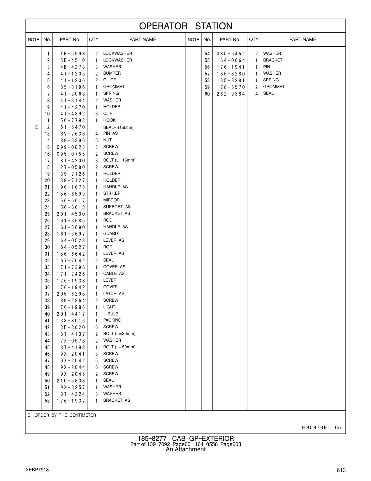 1R-5998 LOCKWASHER CAT parts manual diagram