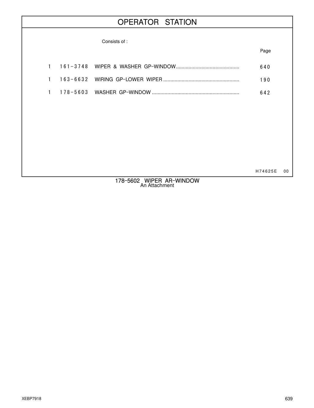 178-5603 - WASHER GP-WINDOW