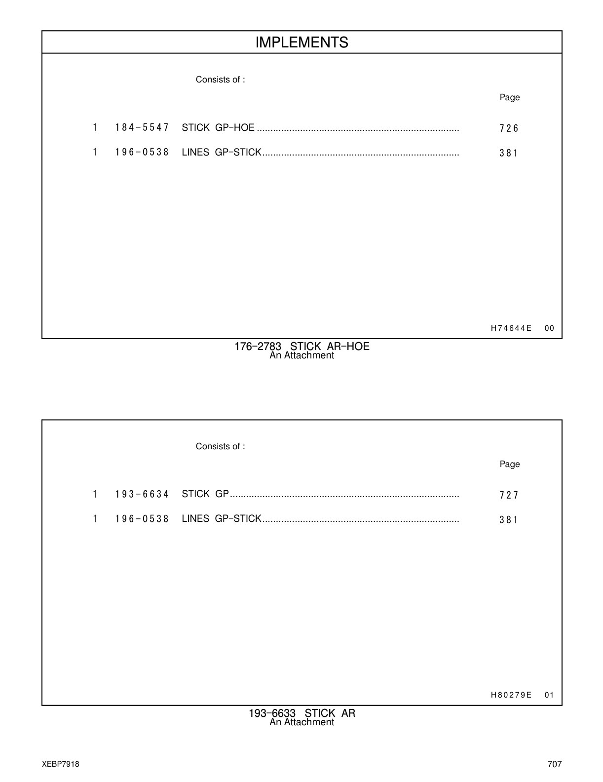 196-0538 - LINES GP-STICK