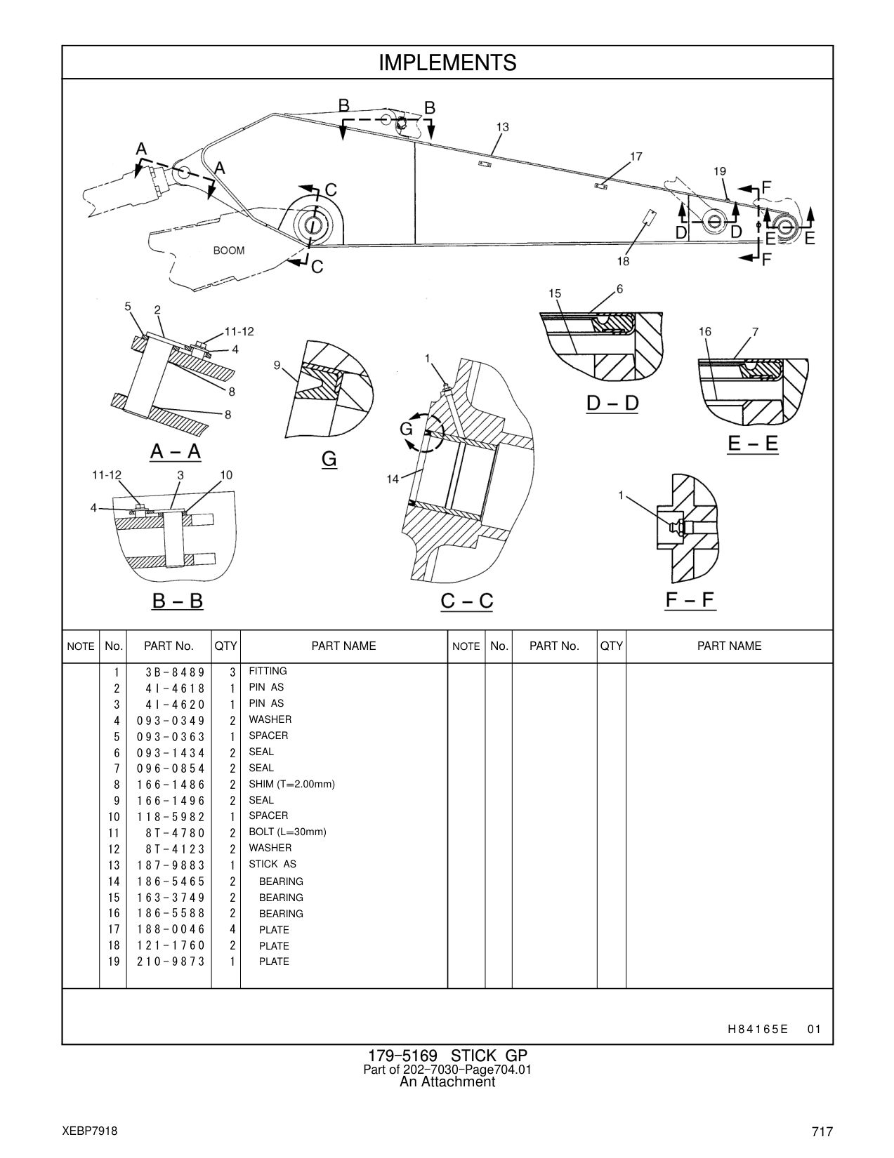 121-1760 PLATE CAT parts manual diagram