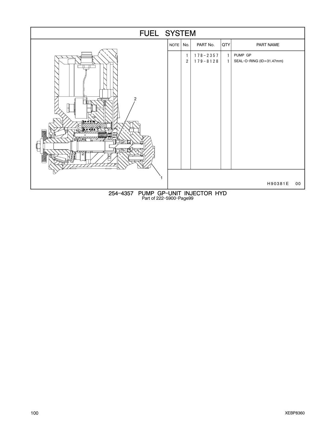 178-2357 - PUMP GP