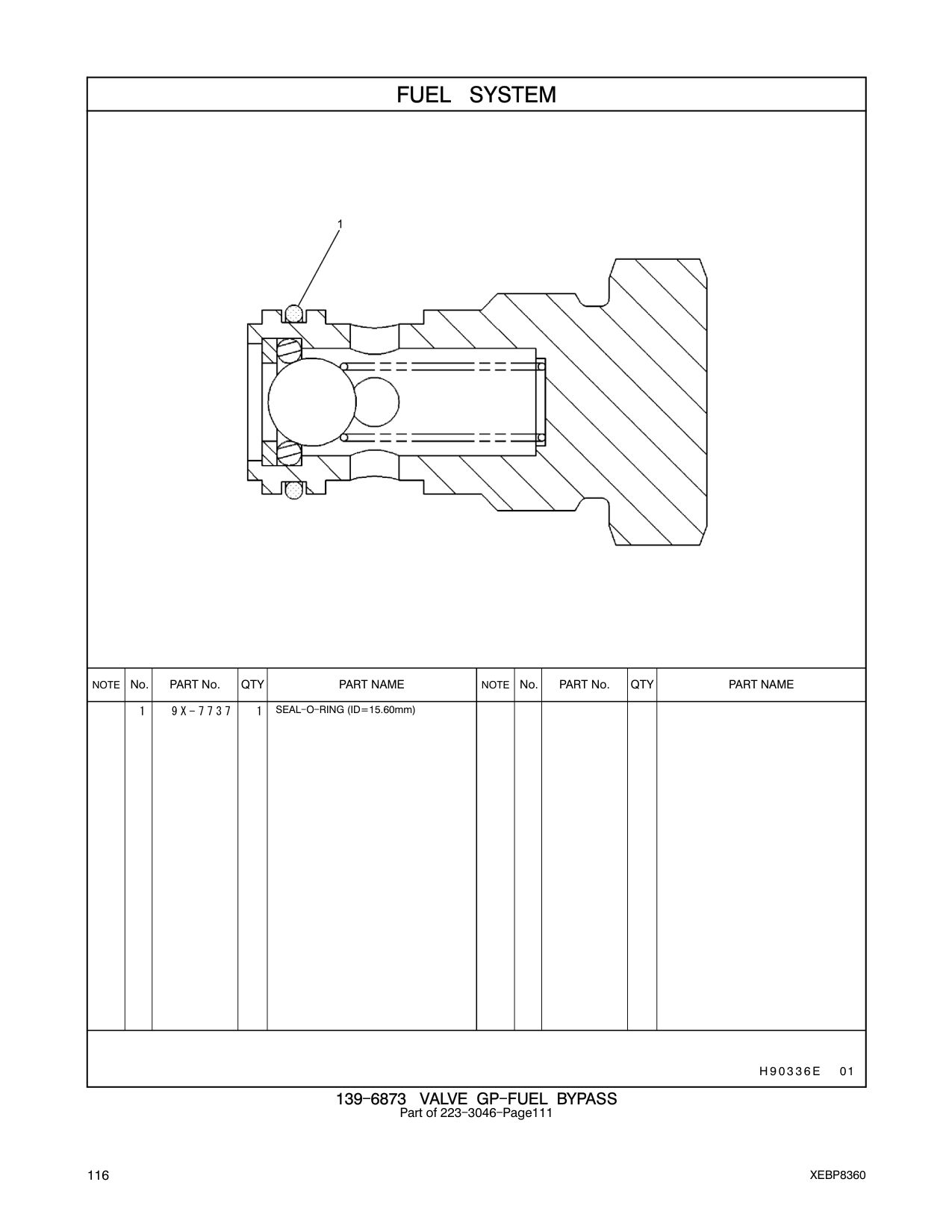 9X-7737 - SEAL-O-RING