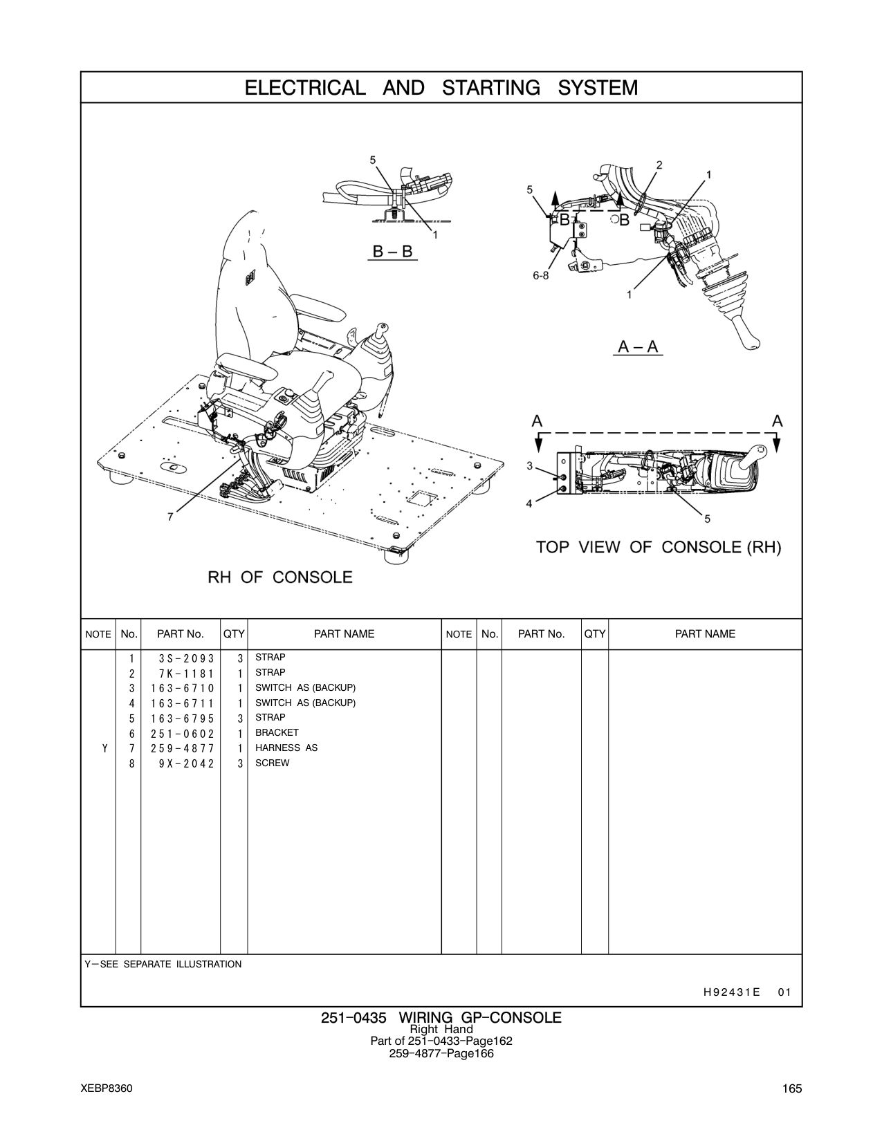 259-4877 HARNESS AS CAT parts manual diagram