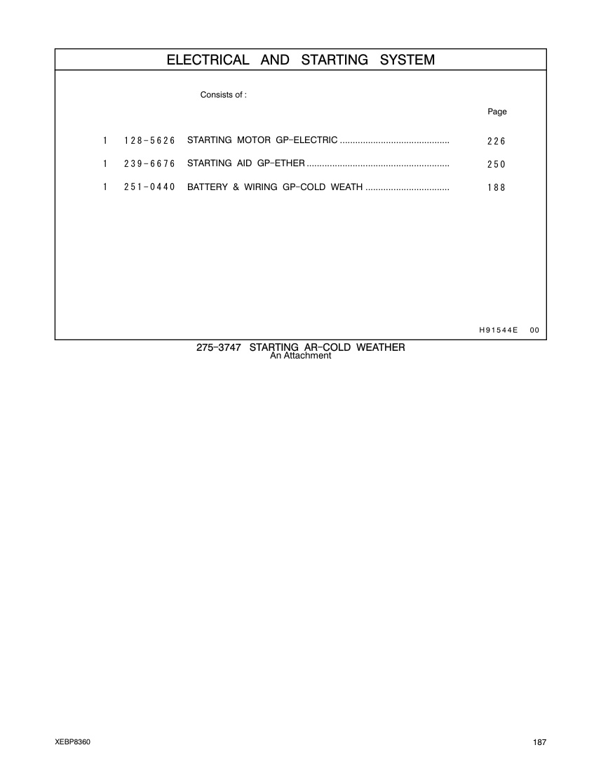 128-5626 - STARTING MOTOR GP-ELECTRIC