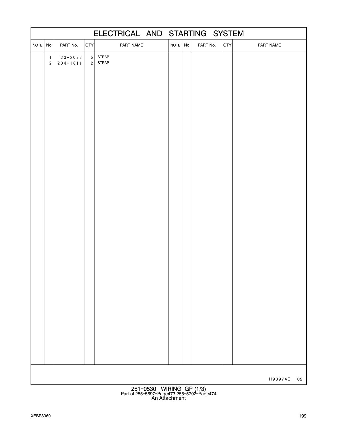 204-1611 - STRAP-CABLE