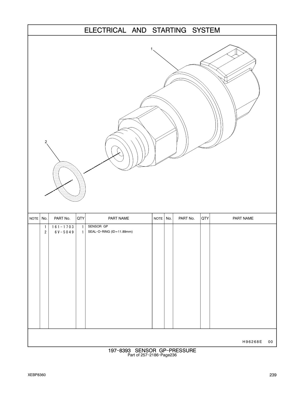 161-1703 - SENSOR GP