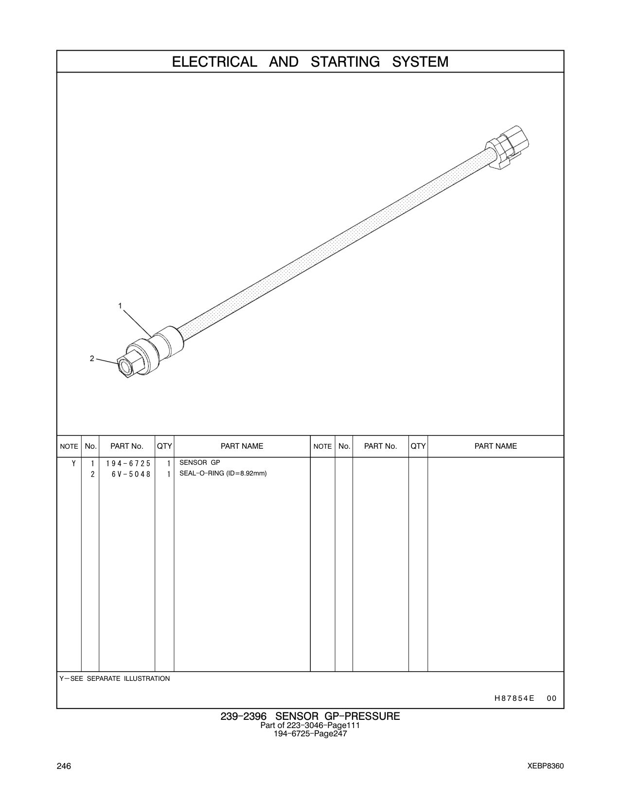 194-6725 - SENSOR GP