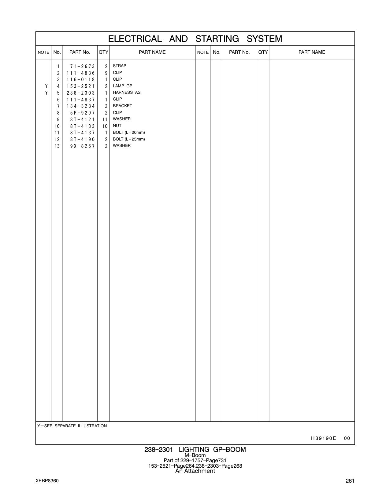 238-2303 HARNESS AS CAT parts manual diagram