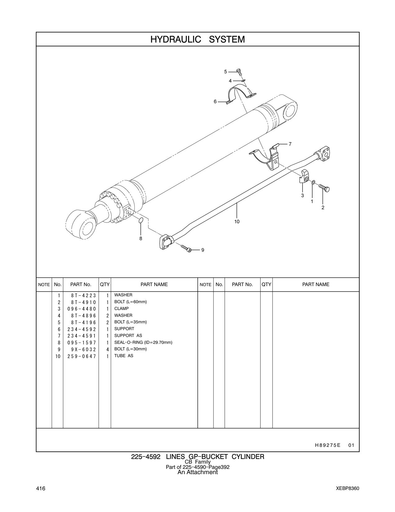 259-0647 TUBE AS CAT parts manual diagram