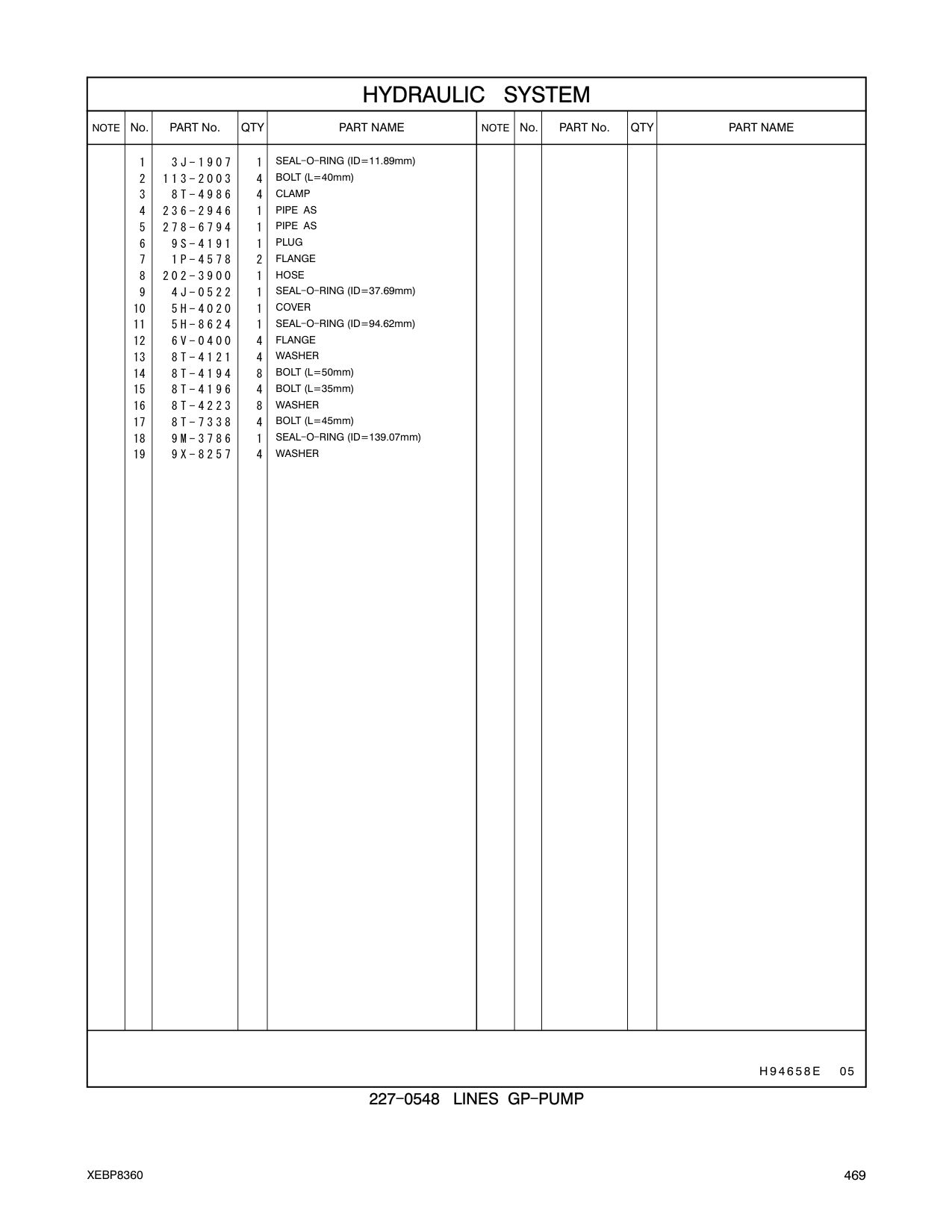 236-2946 PIPE AS CAT parts manual diagram