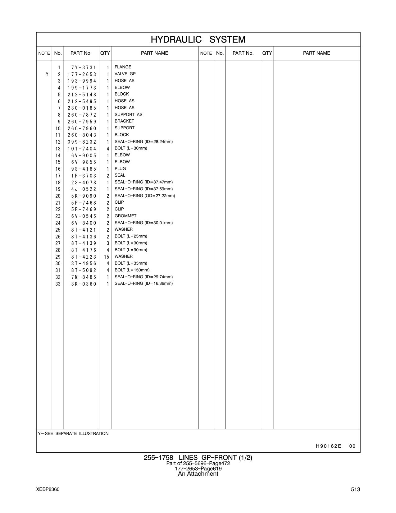 260-7959 BRACKET CAT parts manual diagram