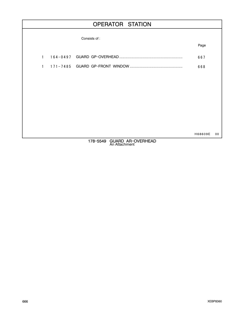 164-0497 - GUARD GP-OVERHEAD