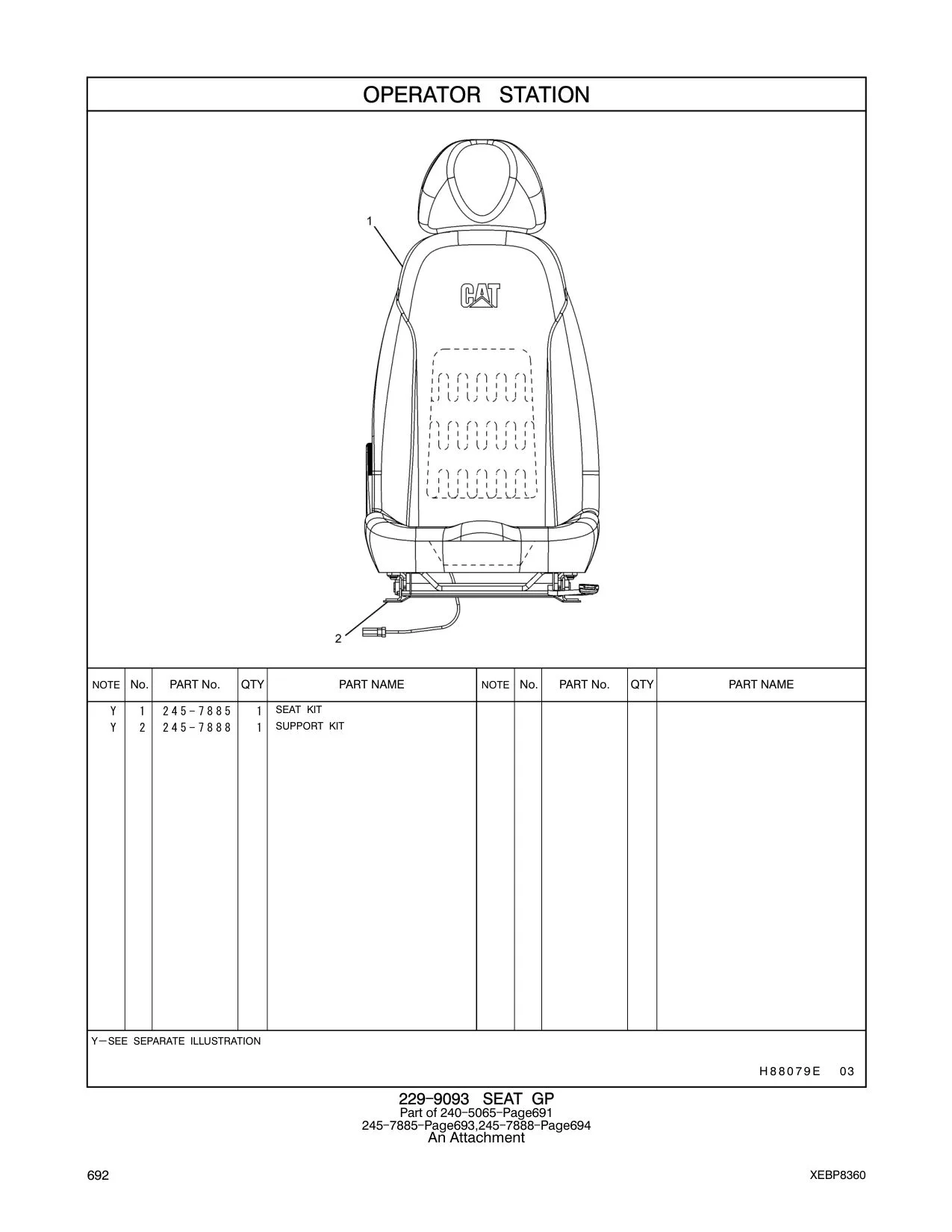 245-7888 - SUPPORT KIT