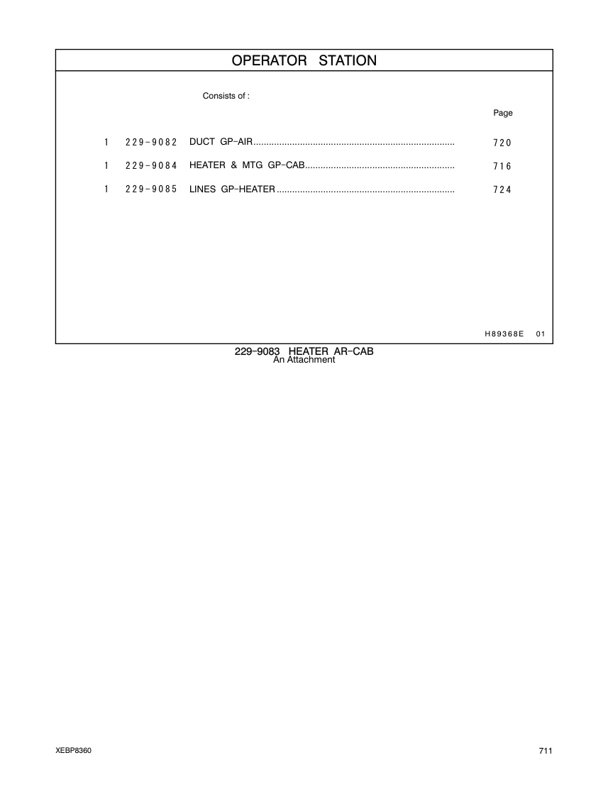 229-9085 - LINES GP-HEATER