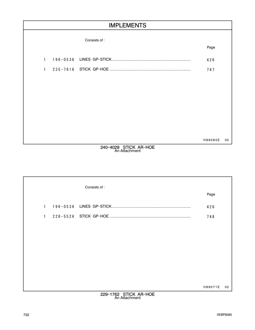 196-0536 - LINES GP-STICK