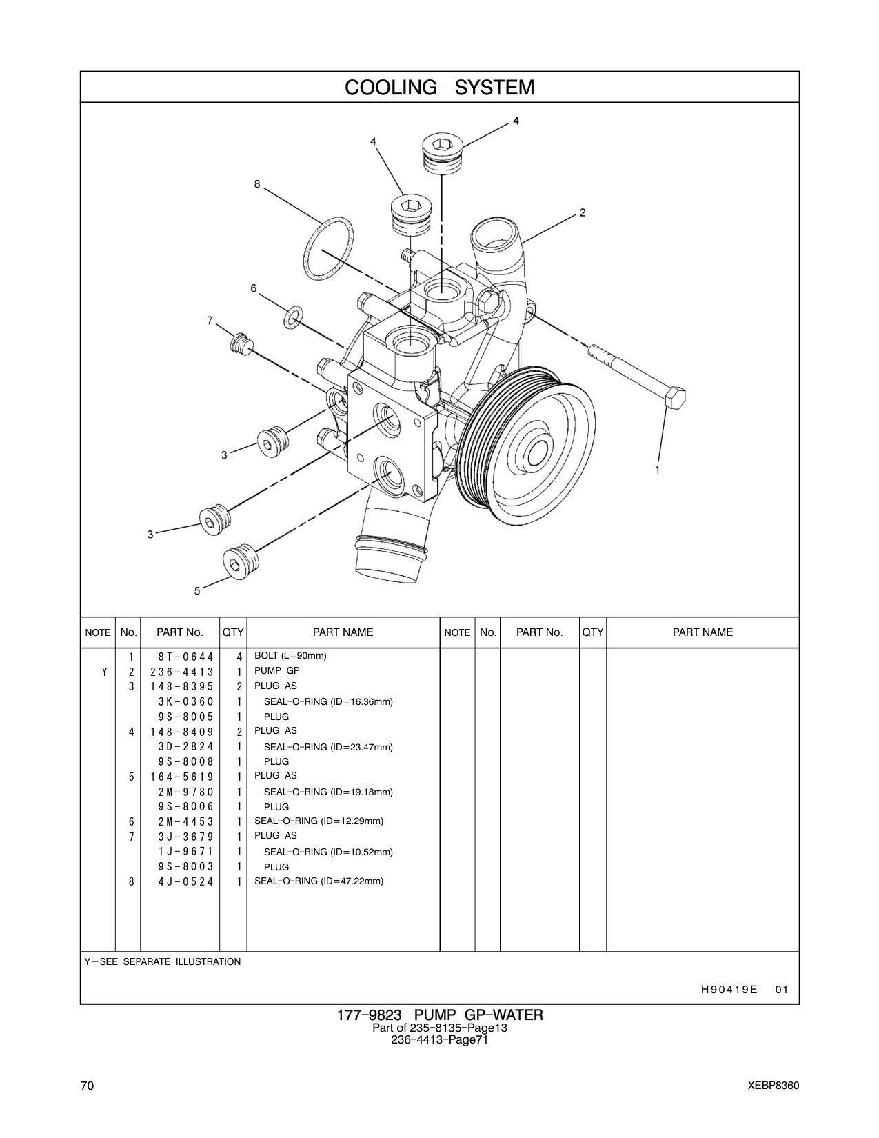 164-5619 PLUG AS CAT parts manual diagram