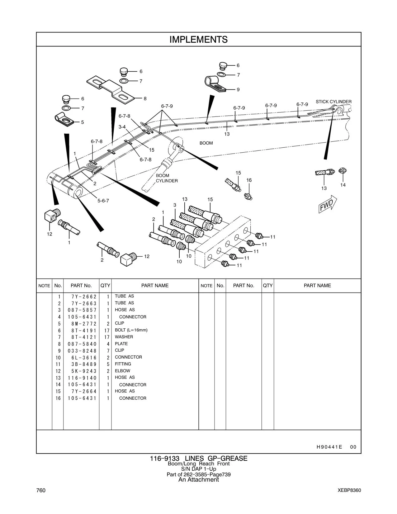 087-5840 PLATE CAT parts manual diagram