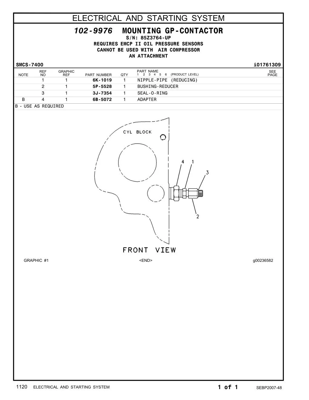 6B-5072 - ADAPTER
