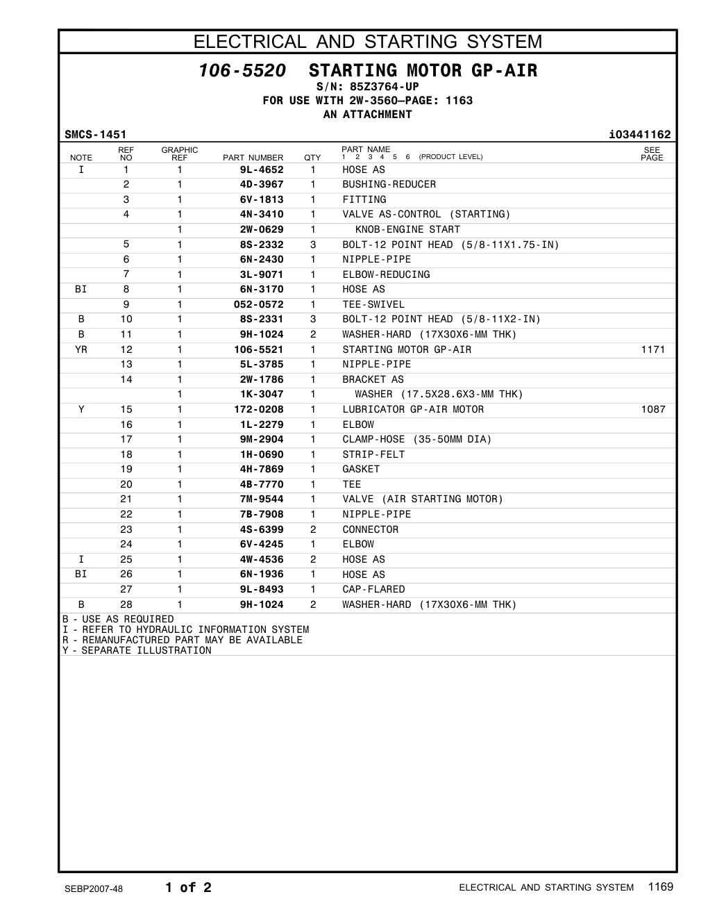 9H-1024 WASHER-HARD (17X30X6-MM THK) · S/N 85Z3764-UP CAT parts manual diagram