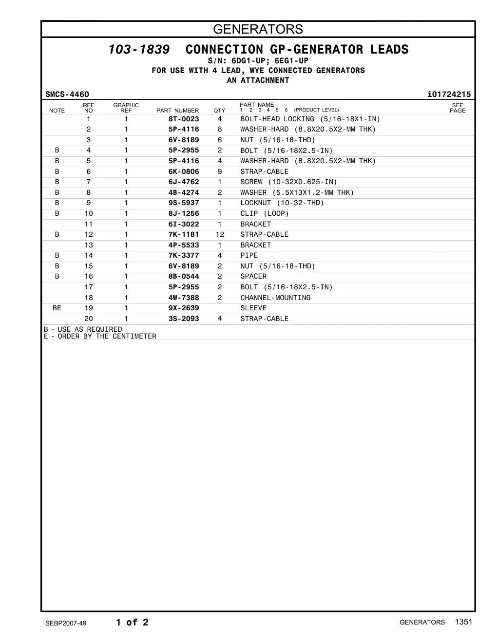 9X-2639 - SLEEVE
