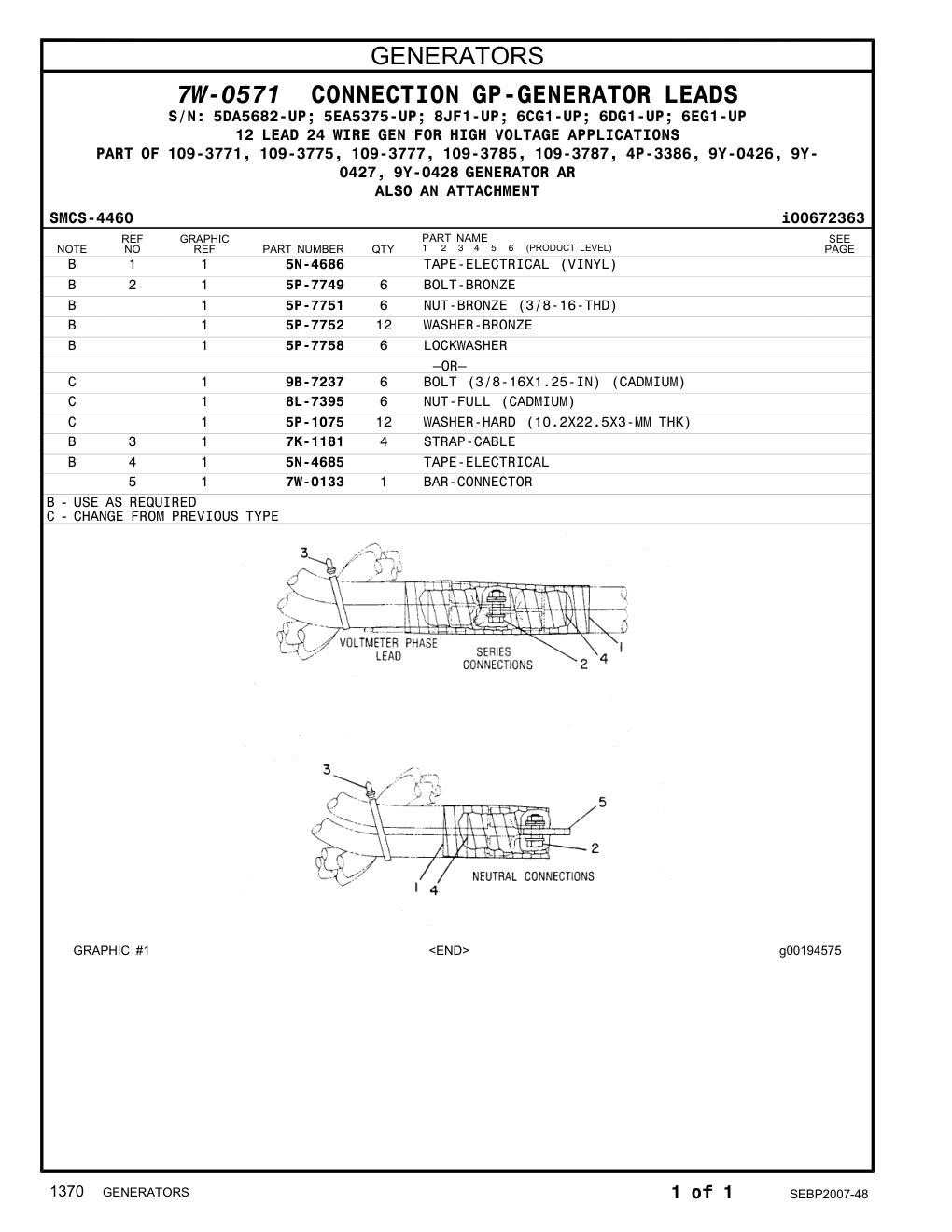 5P-7749 BOLT-BRONZE CAT parts manual diagram