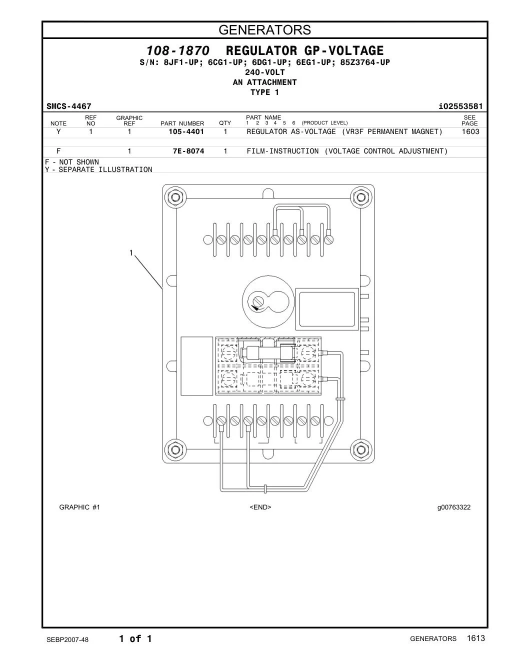7E-8074 - FILM-INSTRUCTION (VOLTAGE CONTROL ADJUSTMENT)