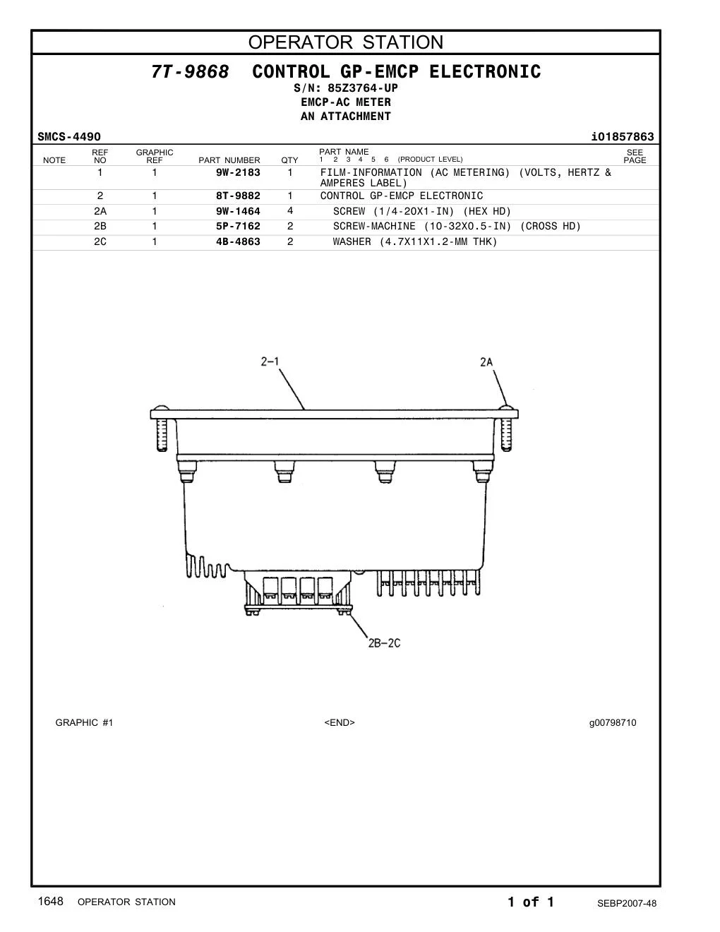 5P-7162 - SCREW-MACHINE (10-32X0.5-IN) (CROSS HD)