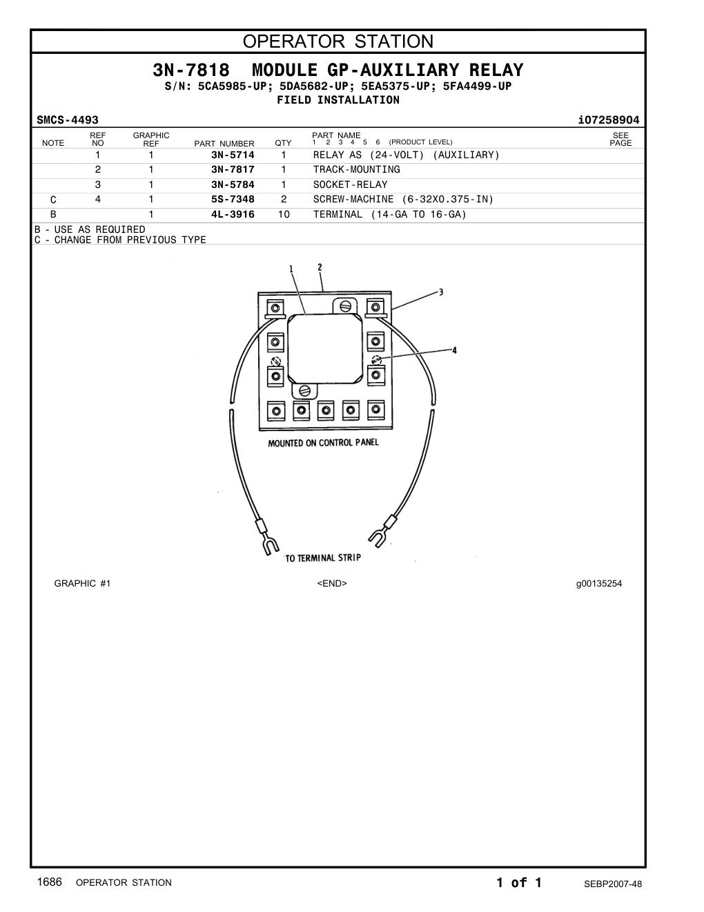 3N-5784 - SOCKET-RELAY