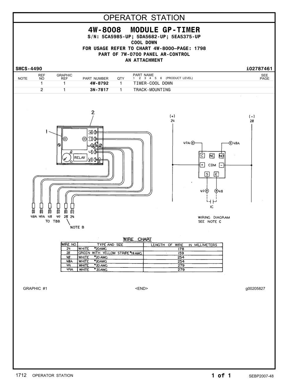 4W-8792 - TIMER-COOL DOWN