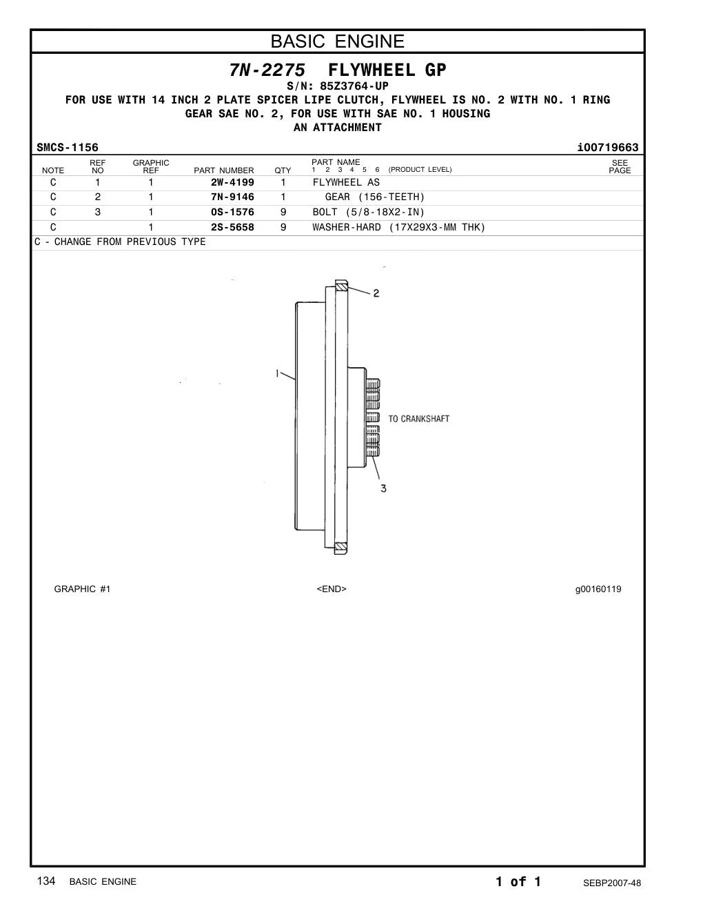 0S-1576 - BOLT (5/8-18X2-IN)