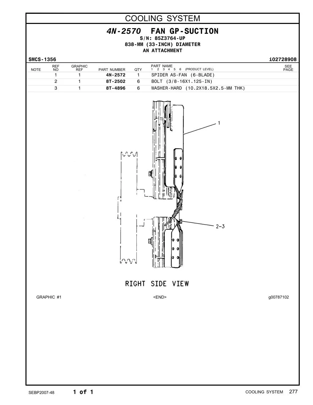 4N-2572 - SPIDER AS-FAN (6-BLADE)