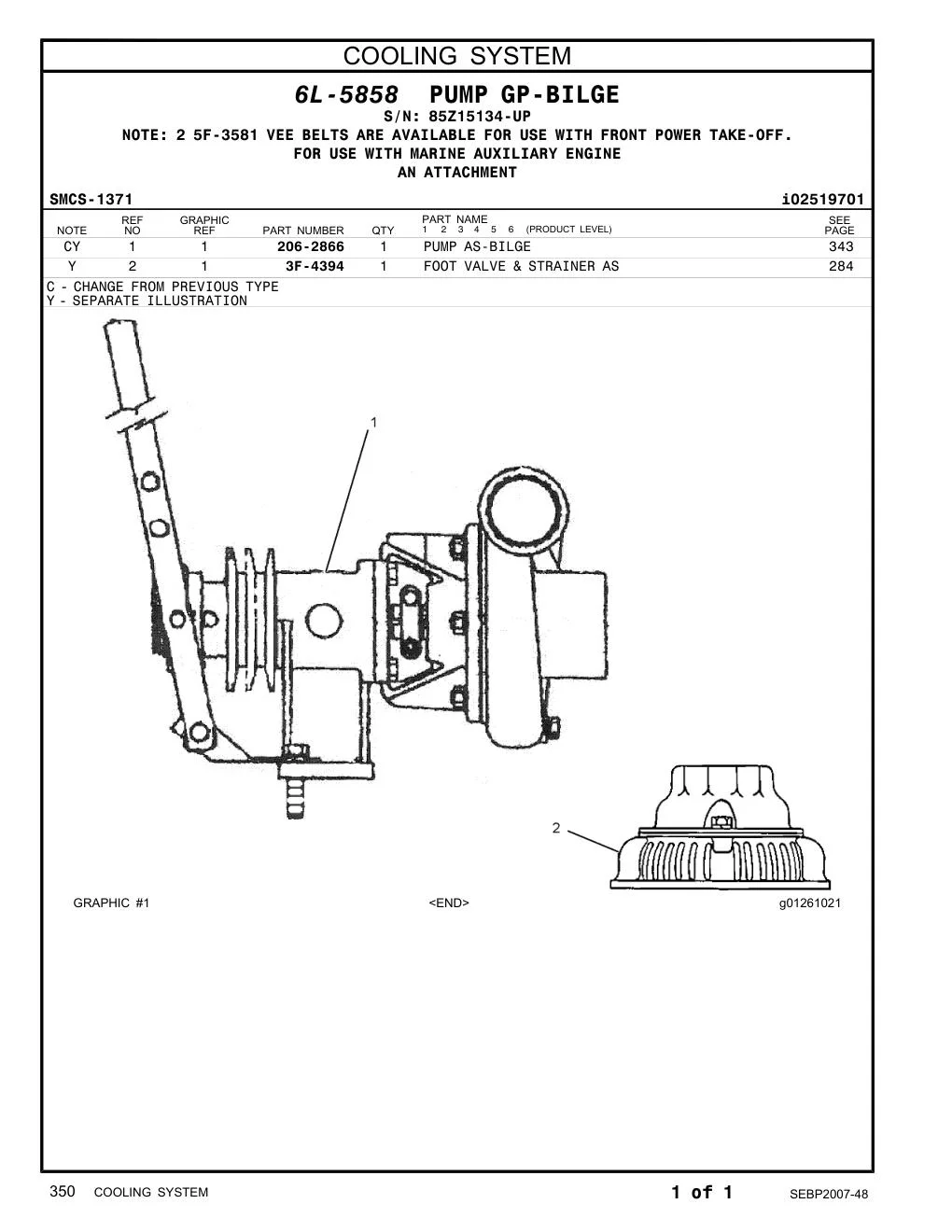 206-2866 - PUMP AS-BILGE
