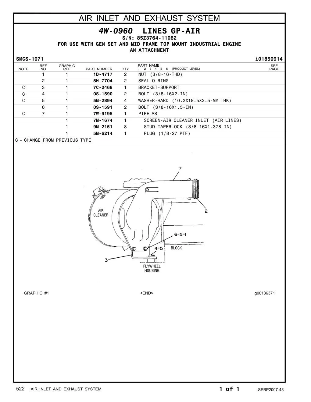 7C-2468 - BRACKET-SUPPORT