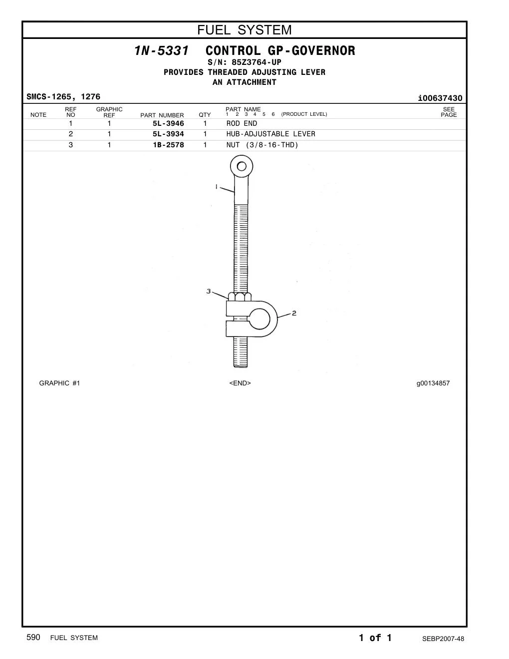 1B-2578 - NUT (3/8-16-THD)