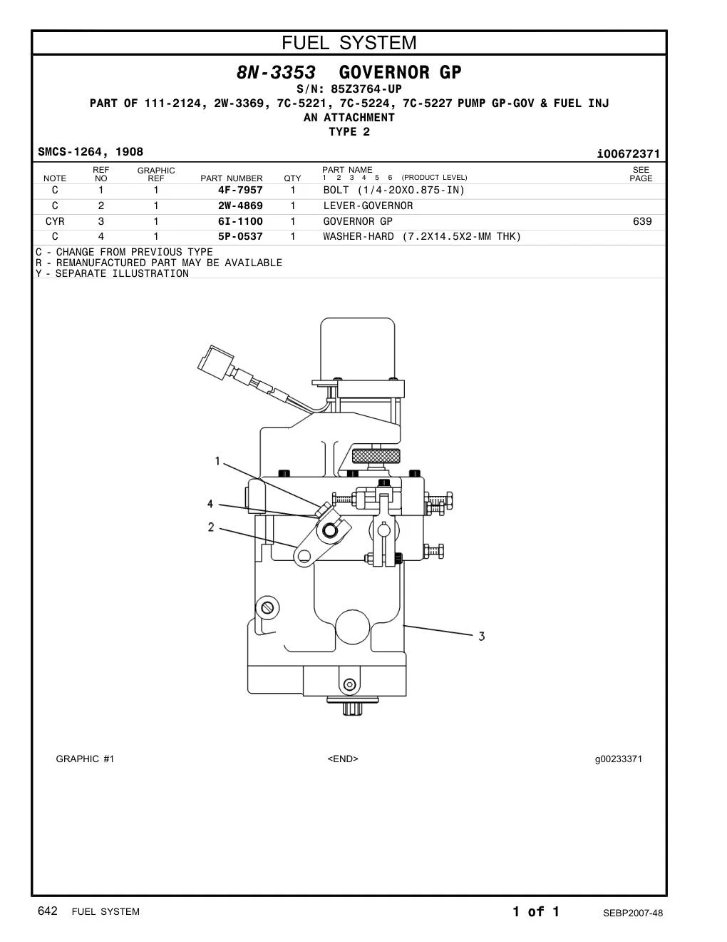 6I-1100 - GOVERNOR GP