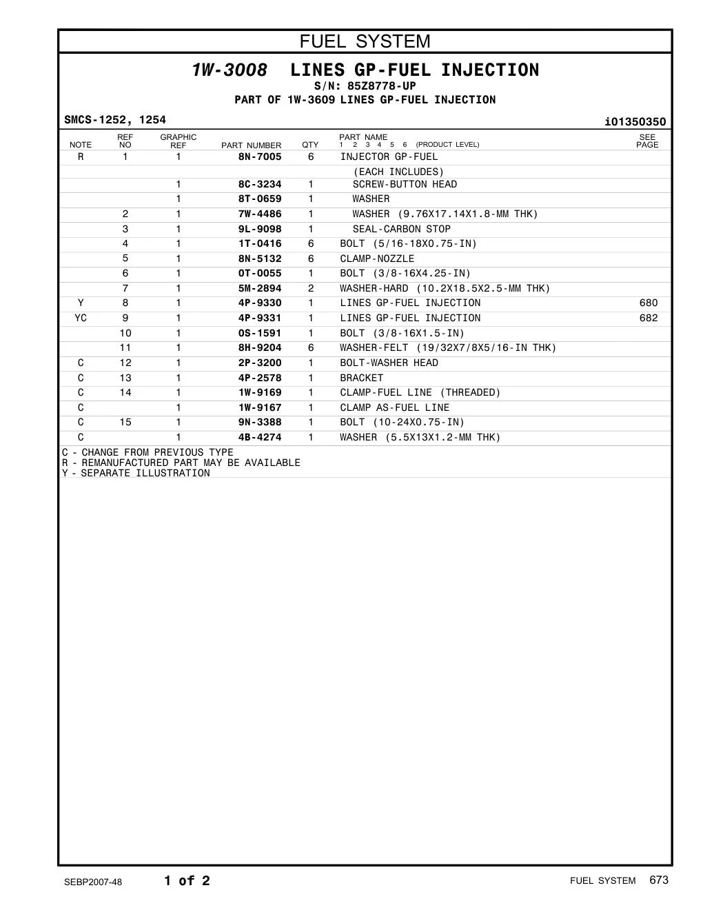 4P-9331 - LINES GP-FUEL INJECTION