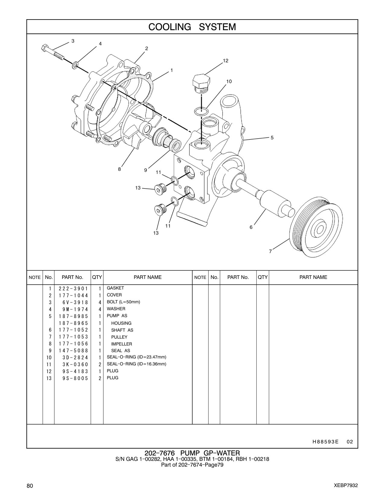 222-3901 GASKET CAT parts manual diagram