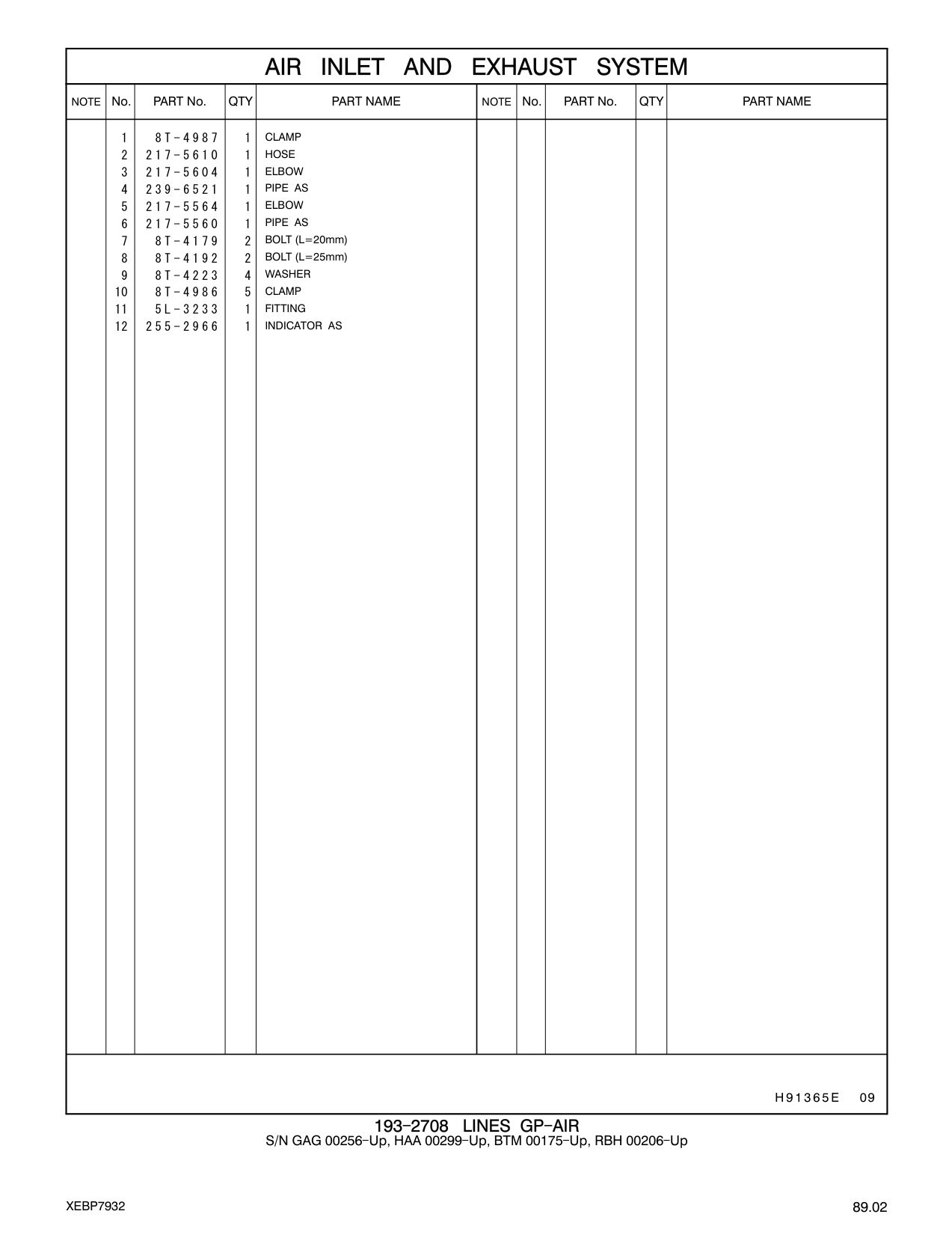 239-6521 PIPE AS CAT parts manual diagram