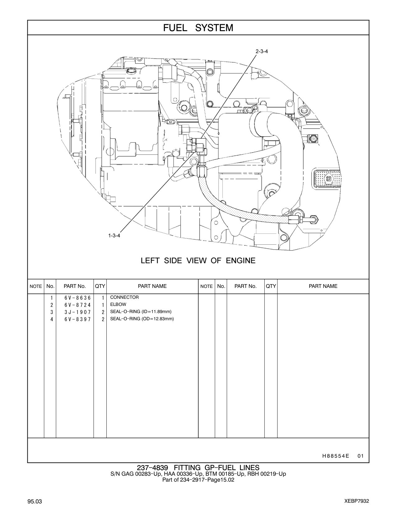 6V-8397 - SEAL-O-RING (OD=12.83mm)