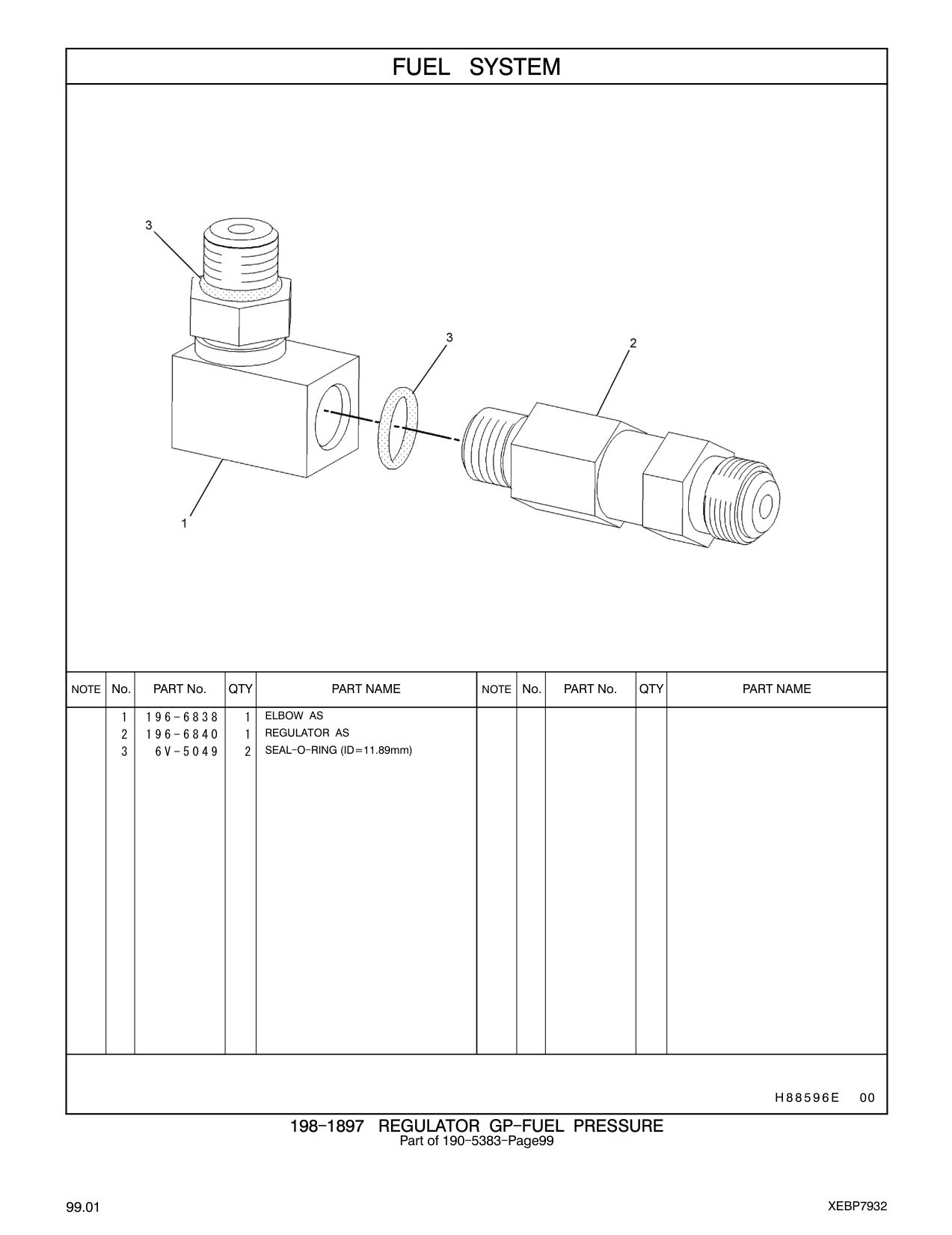 196-6840 REGULATOR AS CAT parts manual diagram