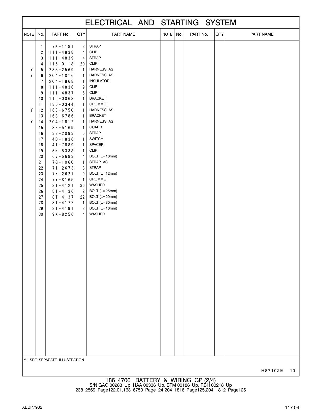 238-2569 HARNESS AS CAT parts manual diagram