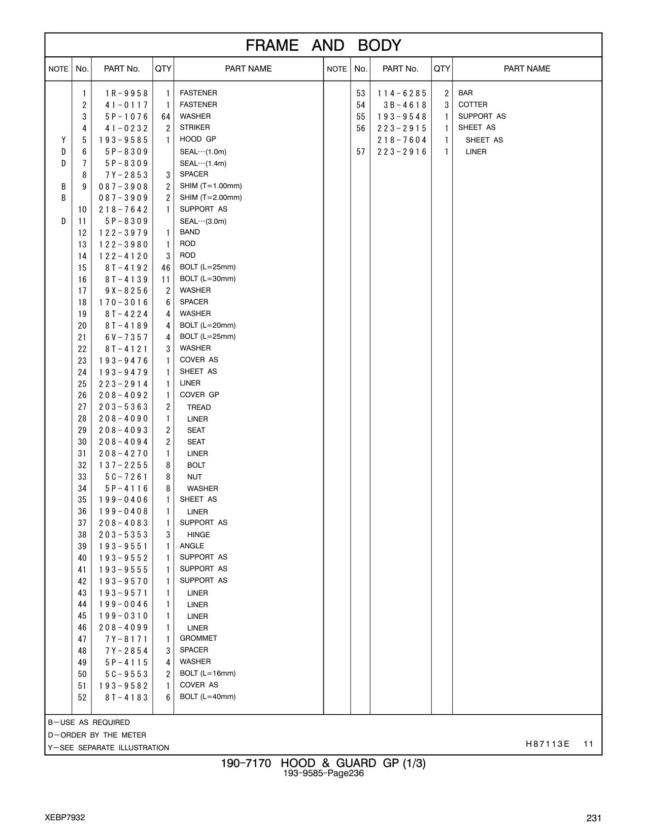 193-9551 ANGLE CAT parts manual diagram