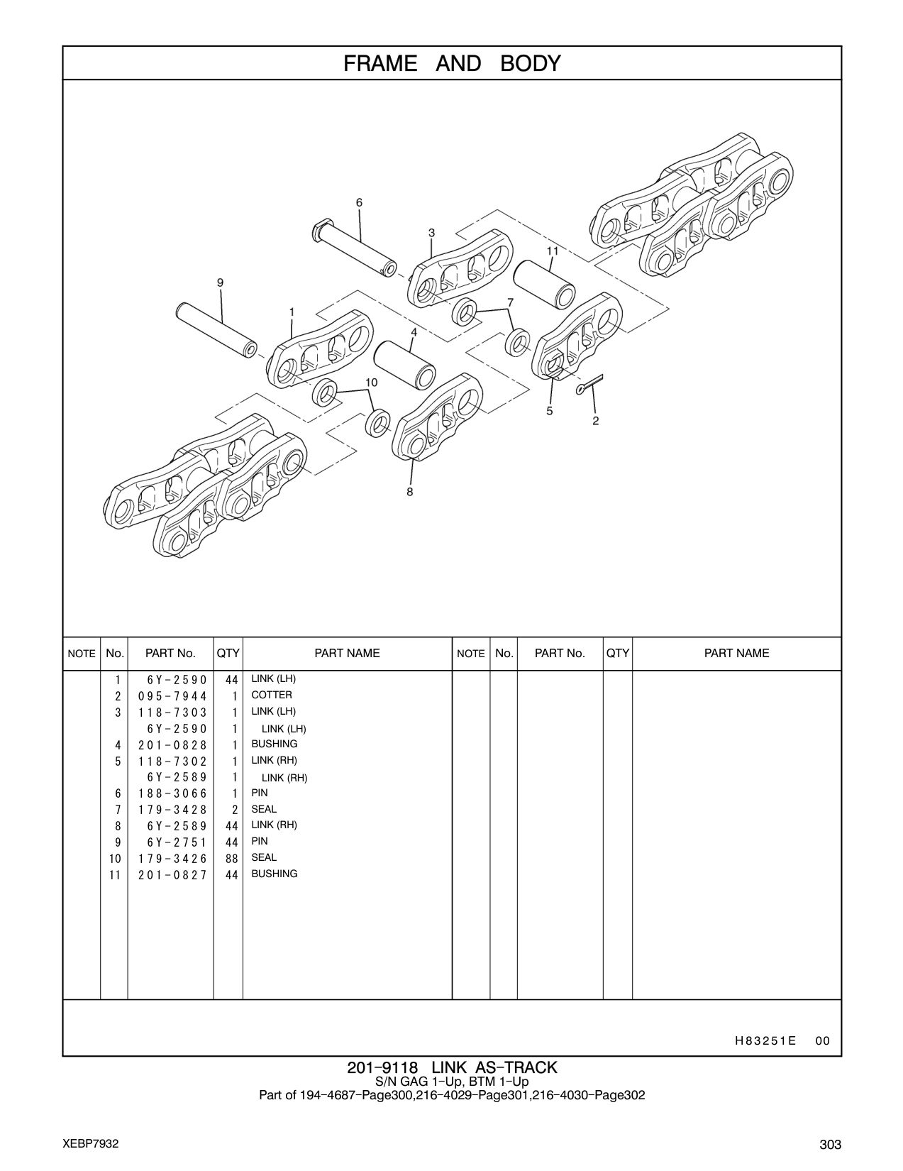 179-3428 SEAL CAT parts manual diagram