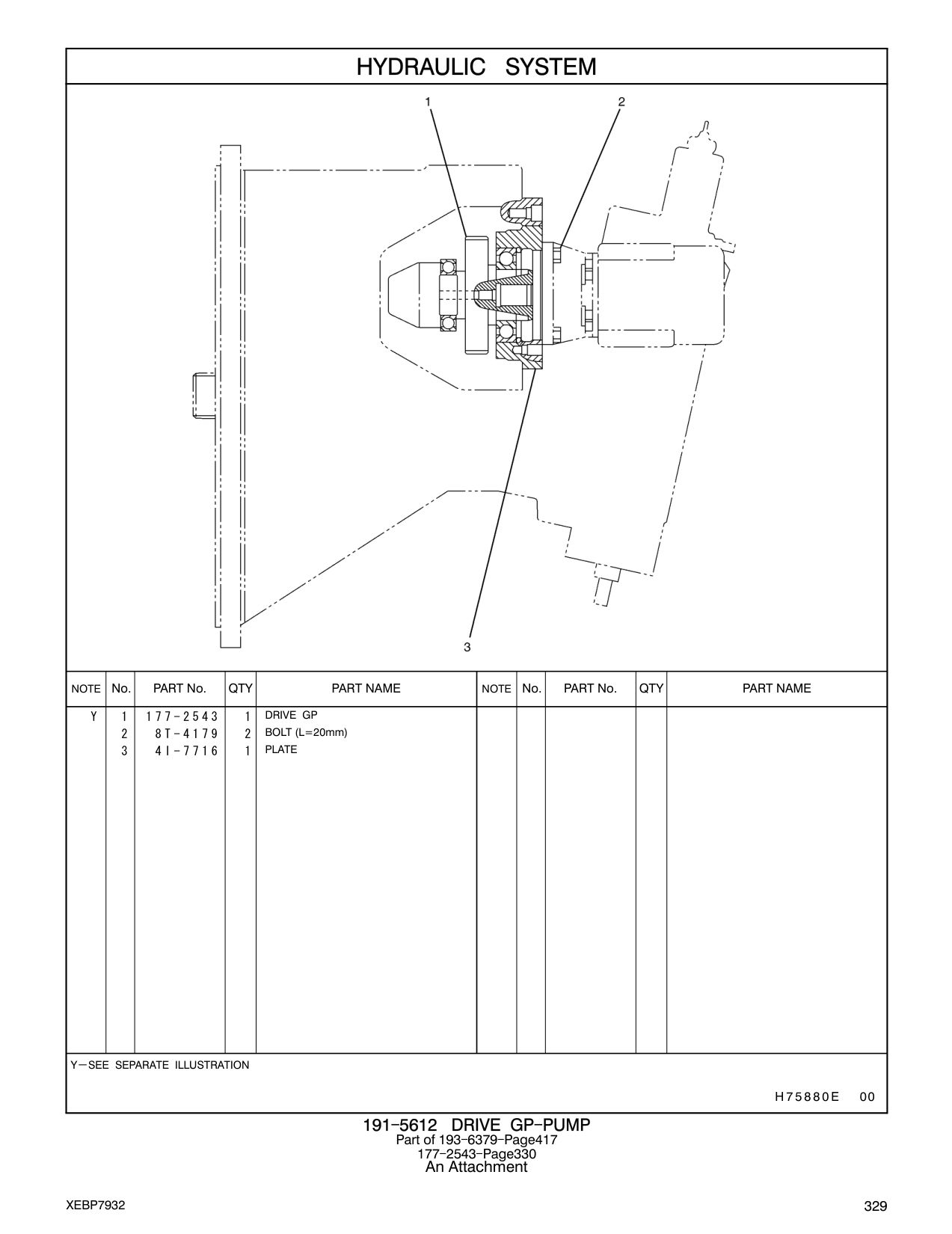4I-7716 PLATE CAT parts manual diagram