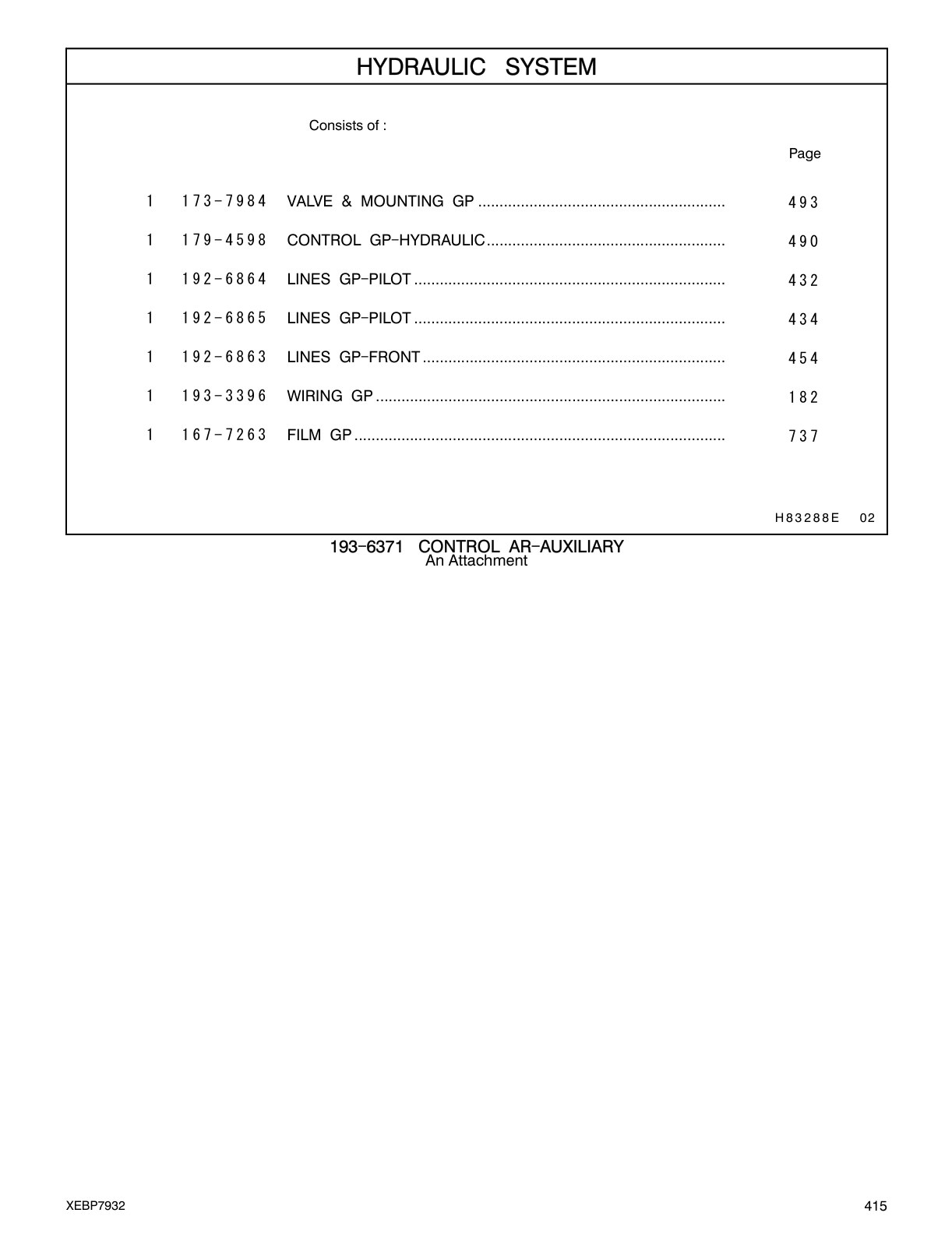 193-3396 - WIRING GP