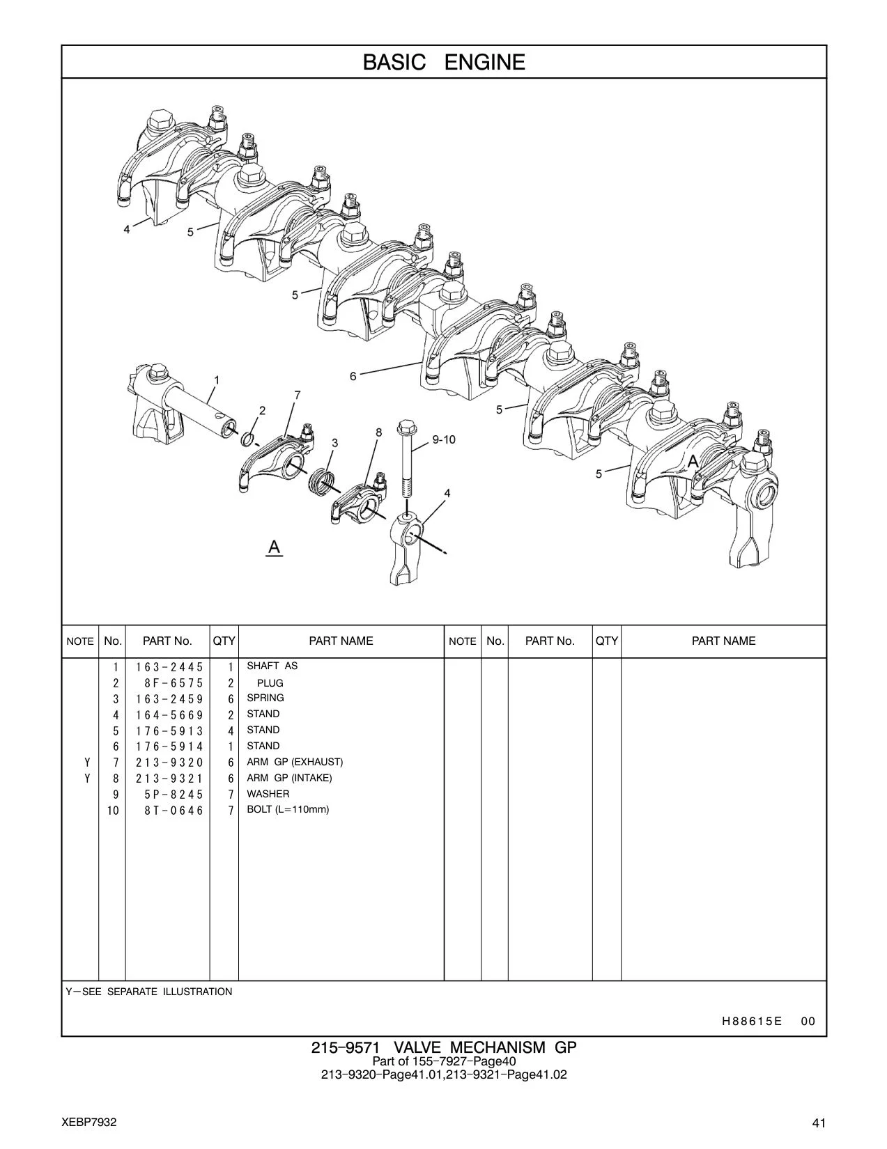 163-2459 SPRING CAT parts manual diagram