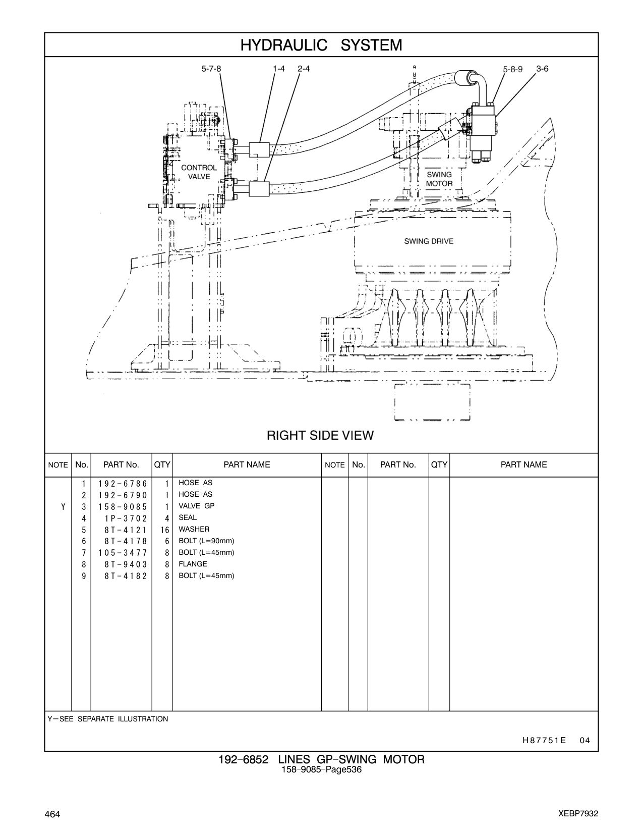 192-6790 HOSE AS CAT parts manual diagram
