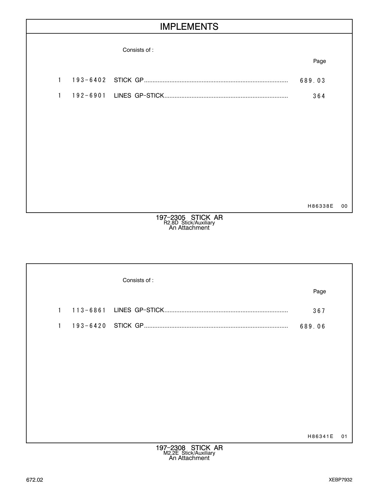 113-6861 - LINES GP-STICK
