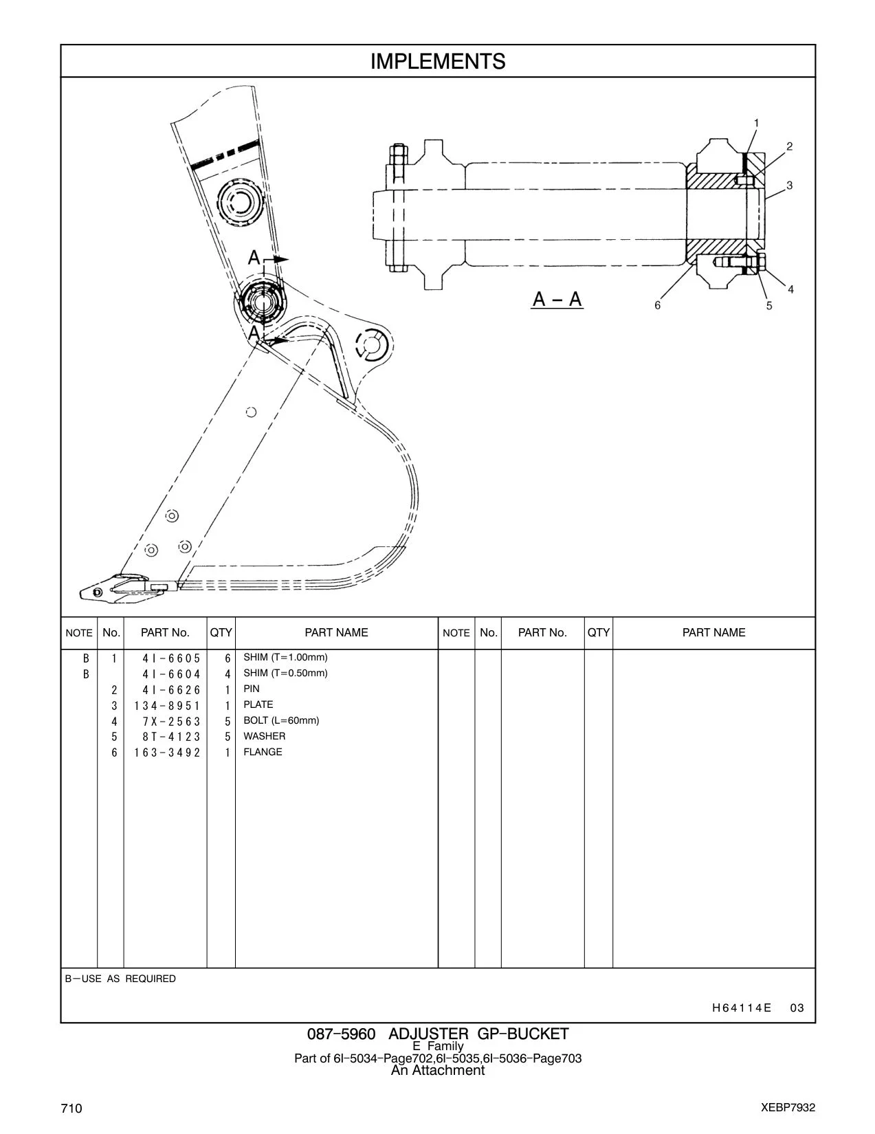 4I-6604 - SHIM (T=0.50mm)