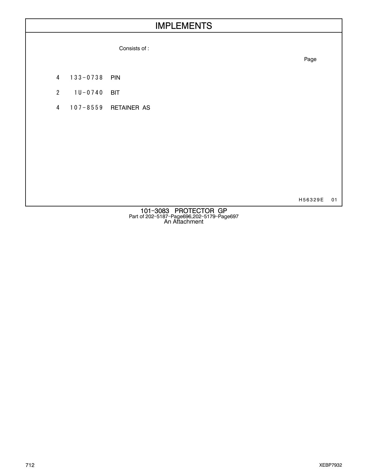 107-8559 RETAINER AS CAT parts manual diagram
